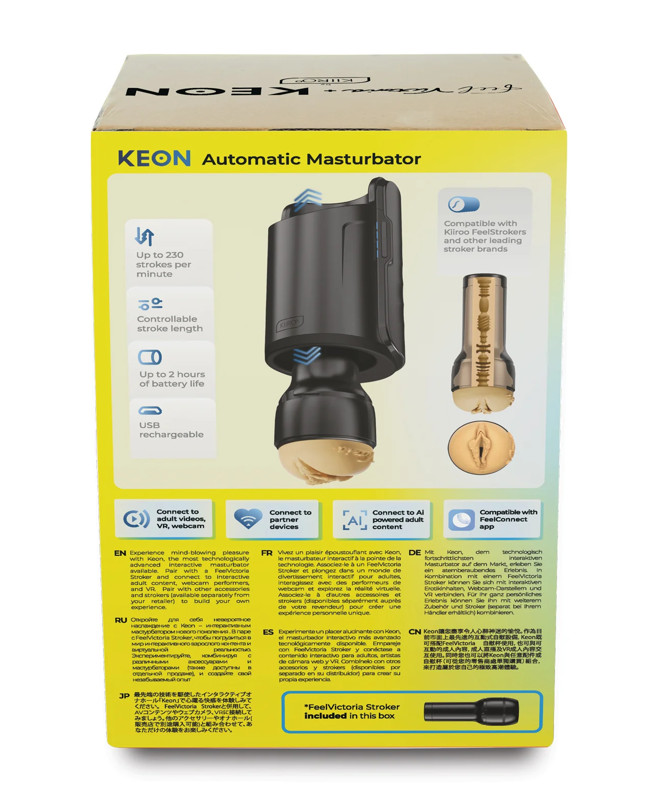 Kiiroo Keon Feel Stars Collection Stroker Combo Set - Victoria June - Image 4