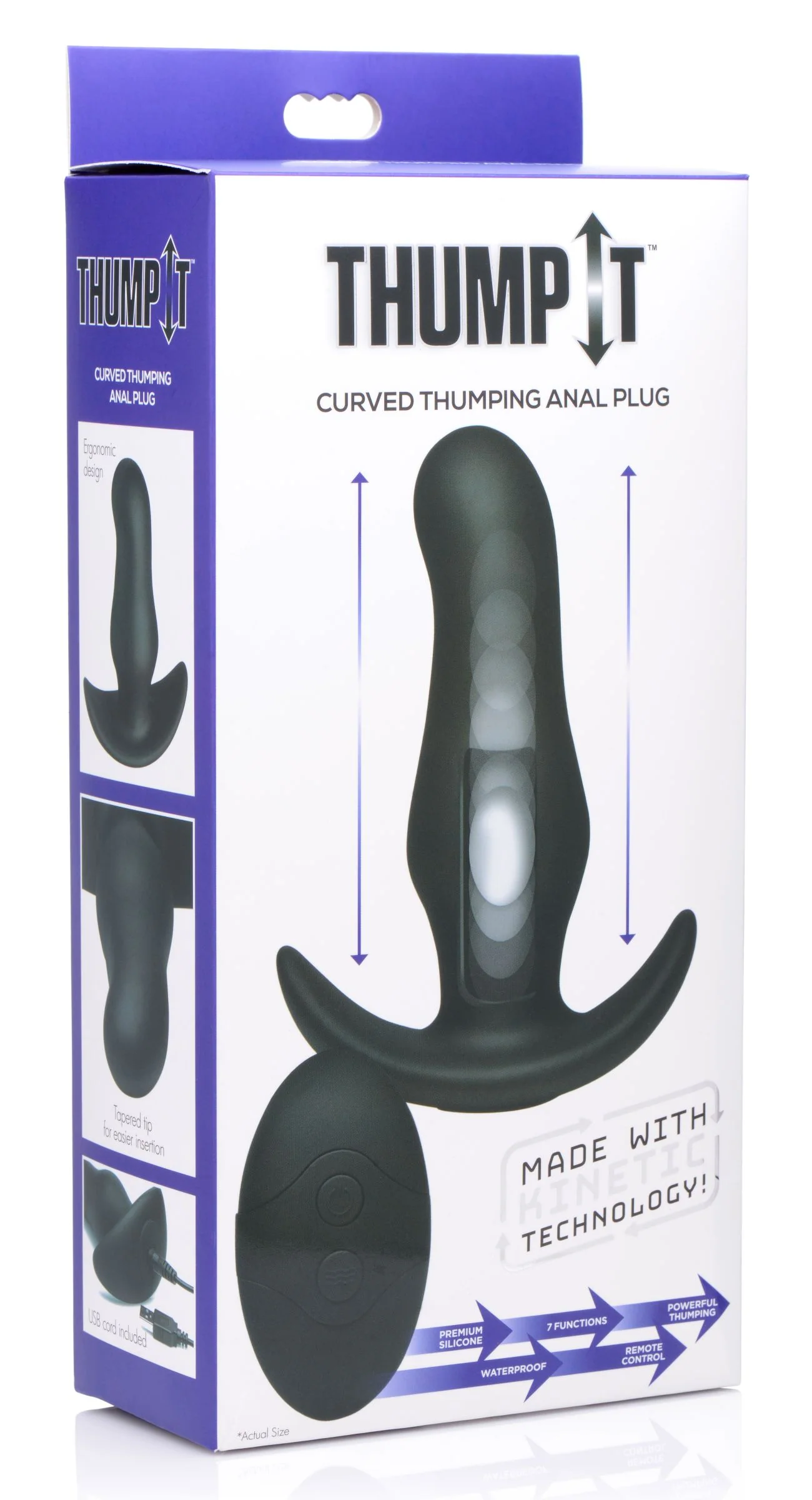 Kinetic Thumping 7x Prostate Anal Plug - Image 4