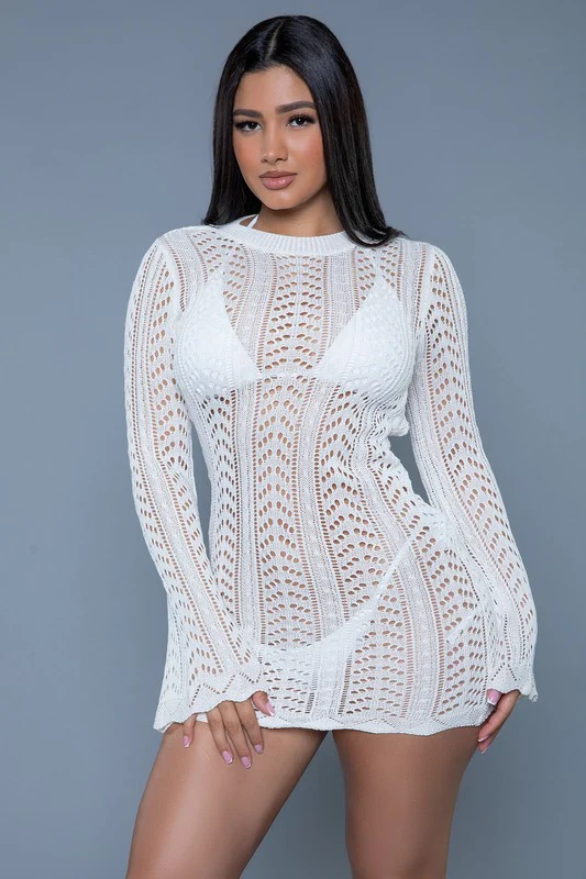 Kinsley Crochet Mini Dress - Image 6