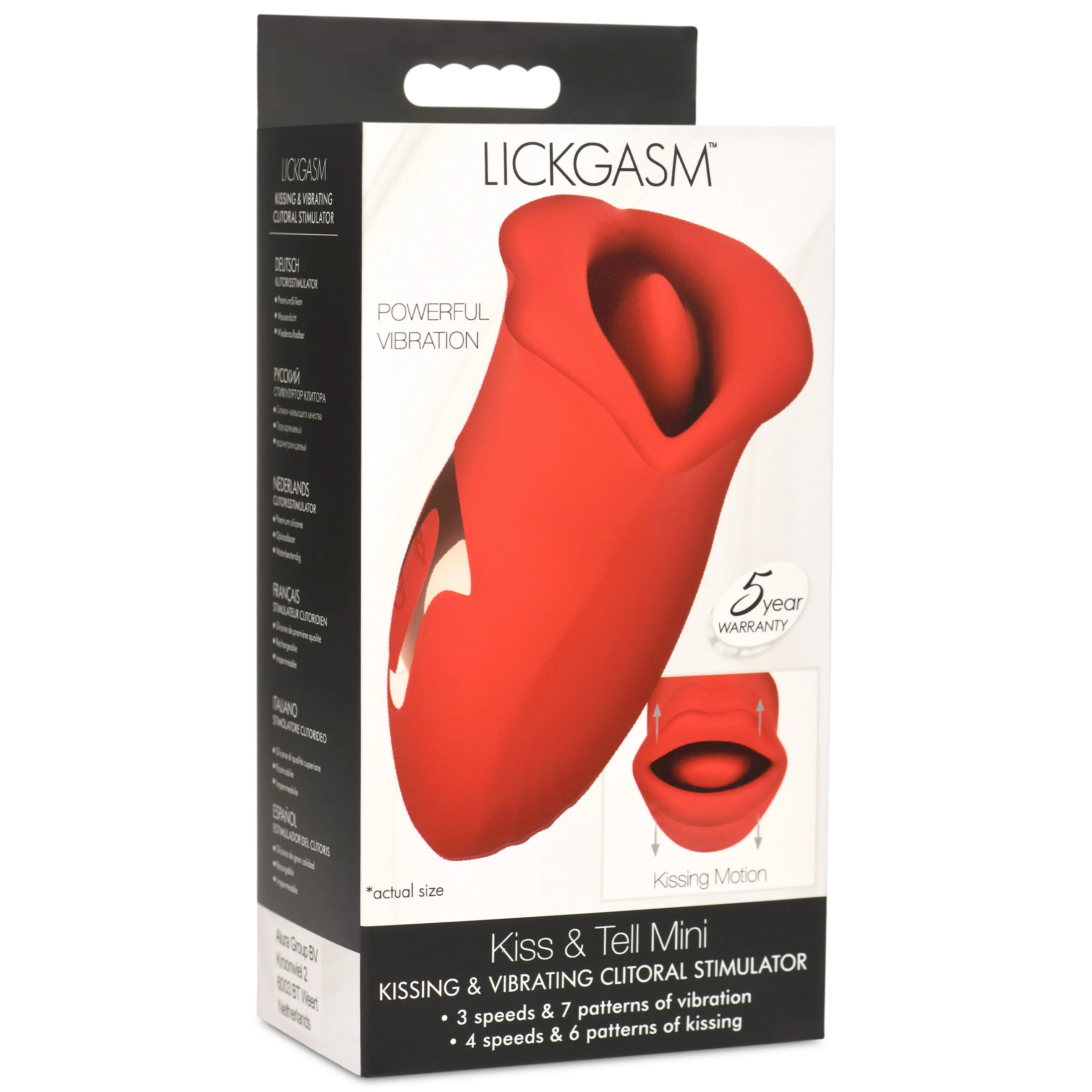 Kiss And Tell Mini Kissing And Vibrating Clitoral Stimulator - Image 2
