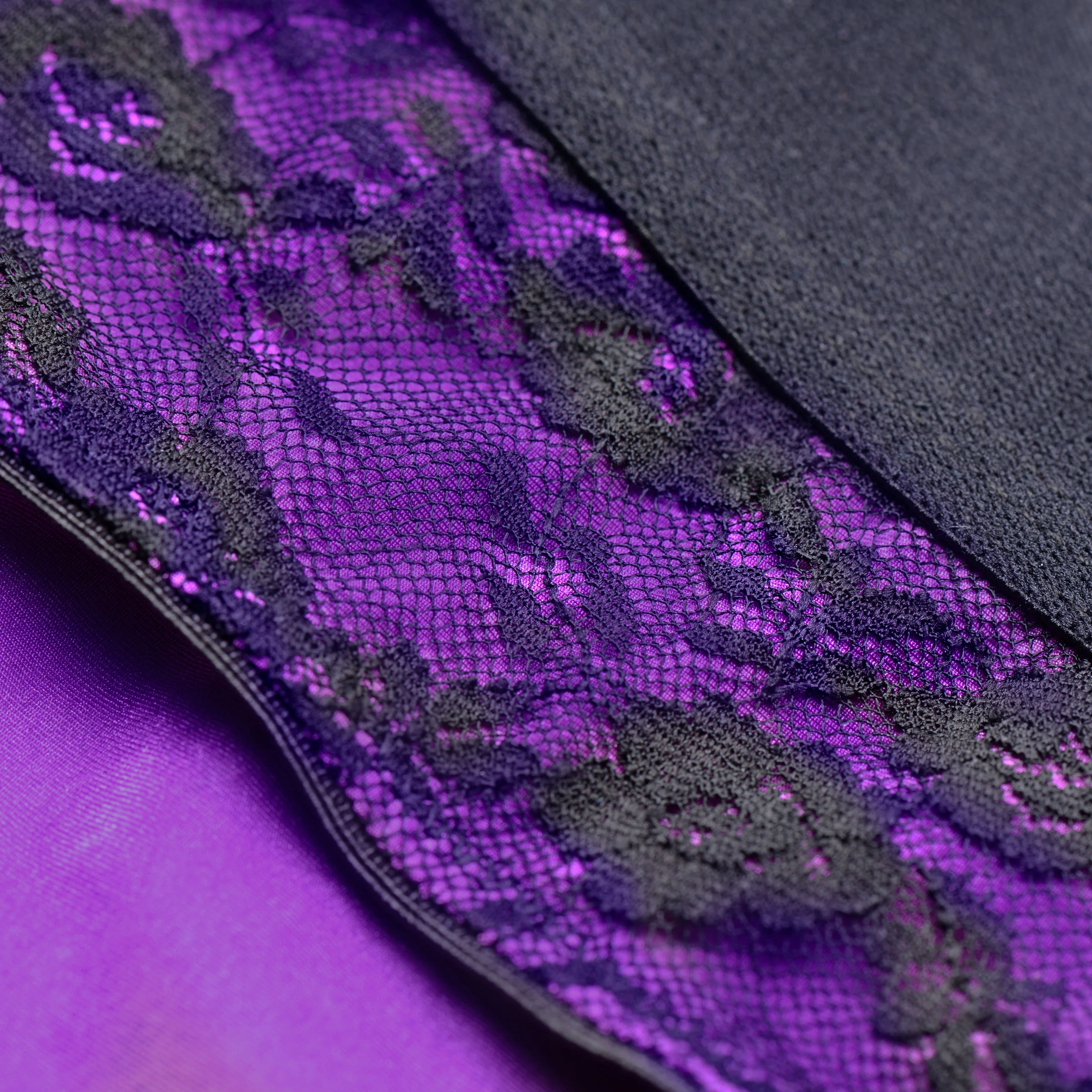 Lace Envy Pegging Set With Lace Crotchless Panty Harness And Dildo - L-xl - Image 2