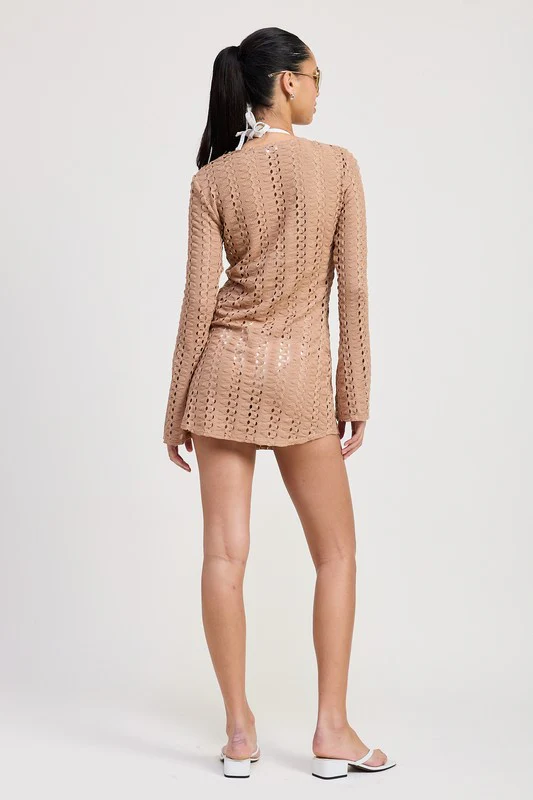 LACE UP COVER UP DRESS - Image 7