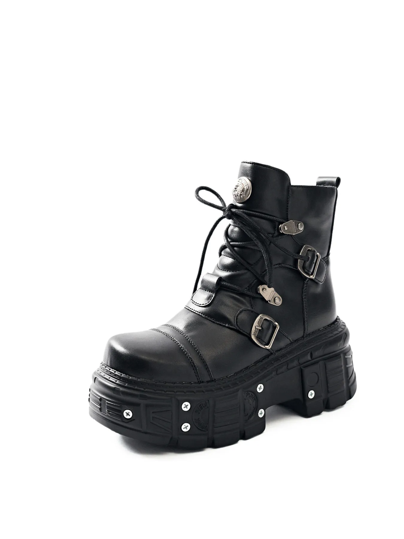 Lace Up Platform Boots - Image 4