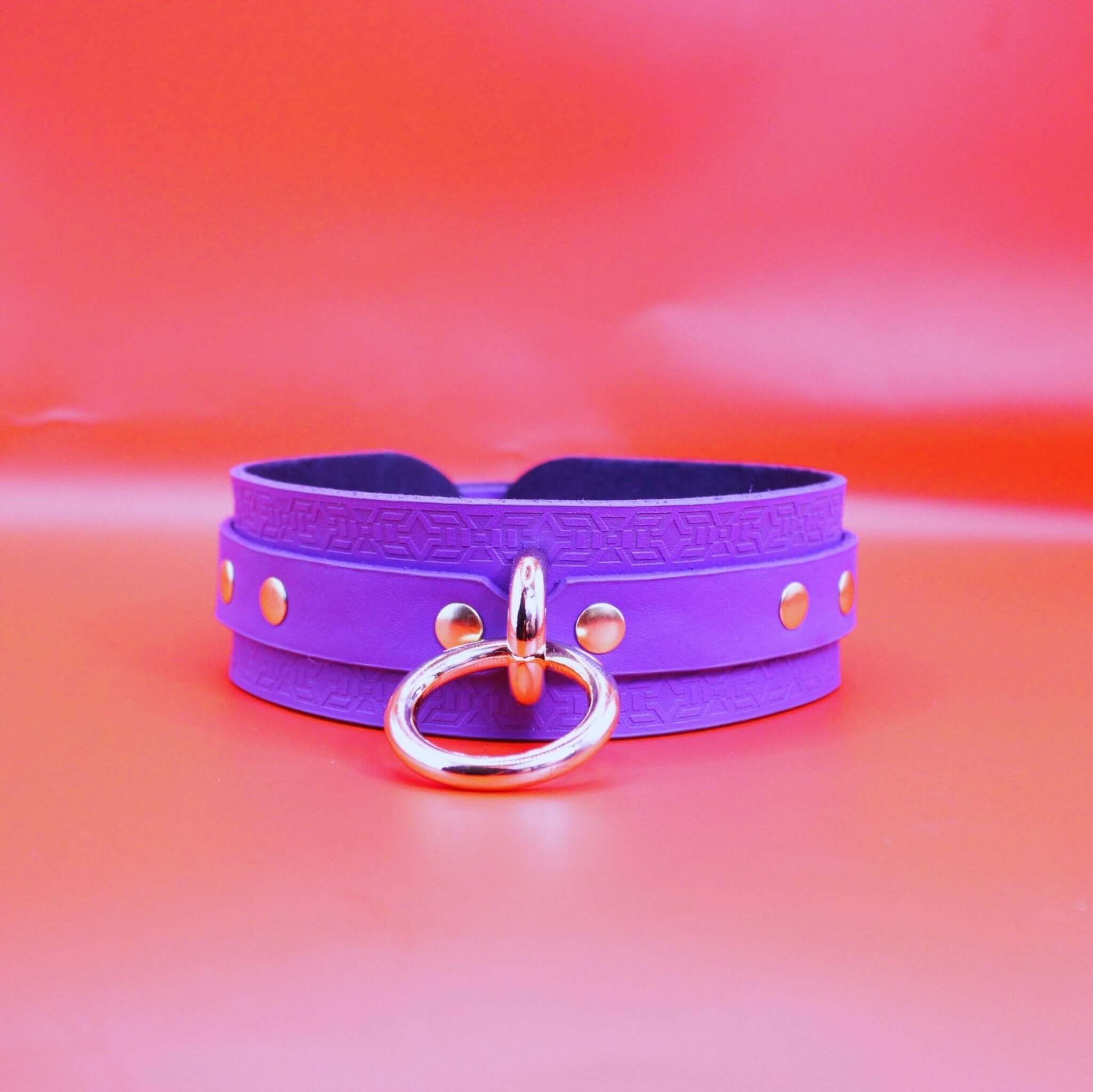 Violet Petplay BDSM Collar Discreet Day Collar For Submissives - Image 2