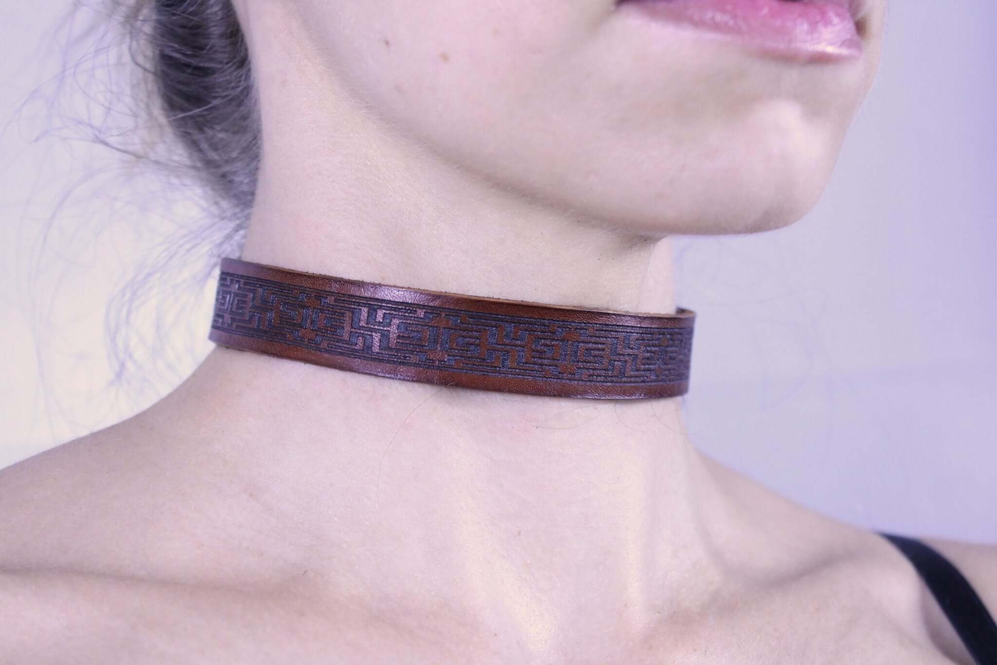 Leather Choker Jewelry For Daywear for Elegant Daywear - Image 4