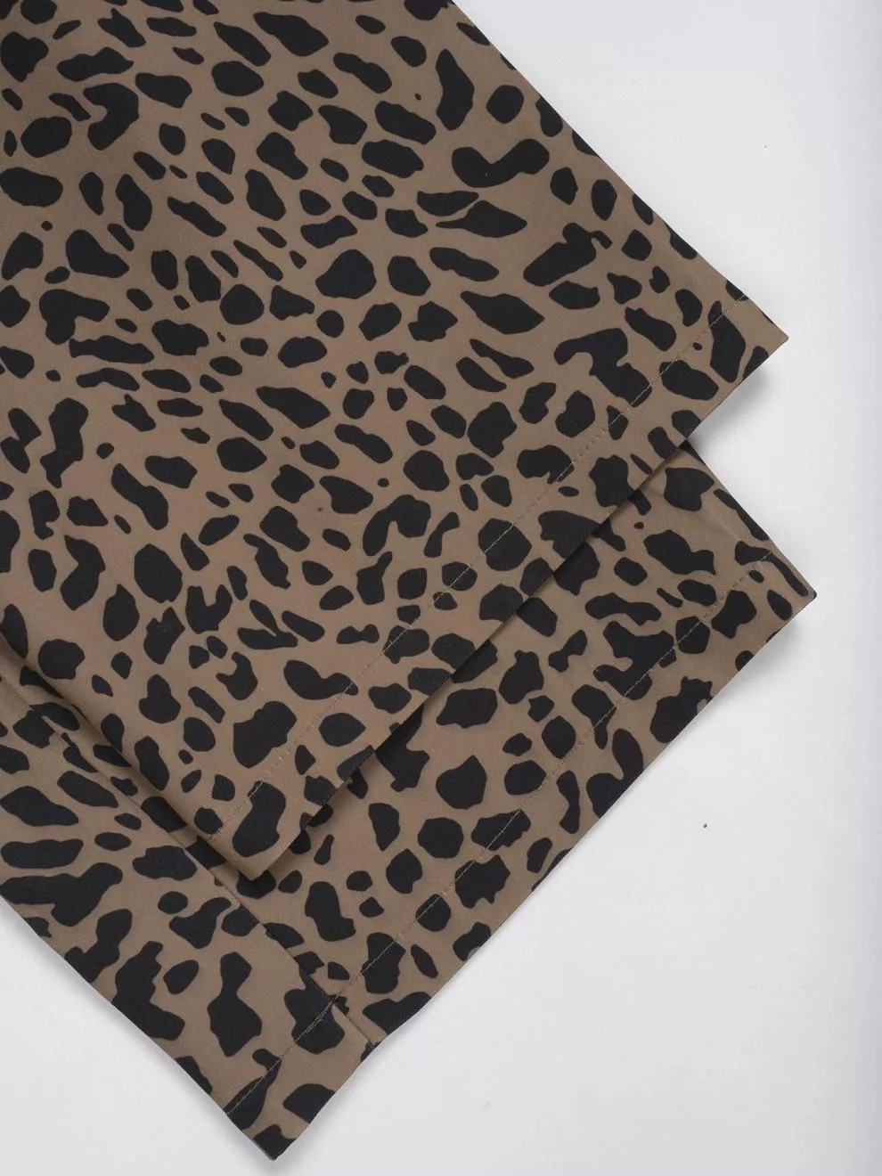 Leopard Drawstring Wide Leg Pants - Image 8