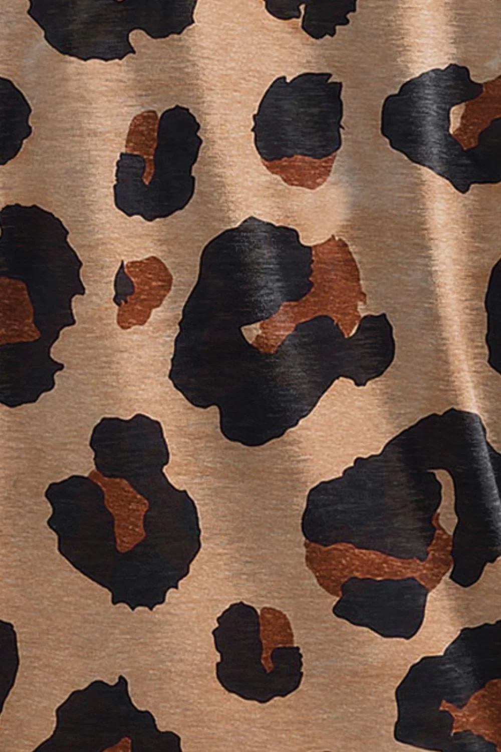 Leopard Half Button Short Sleeve T-Shirt - Image 3