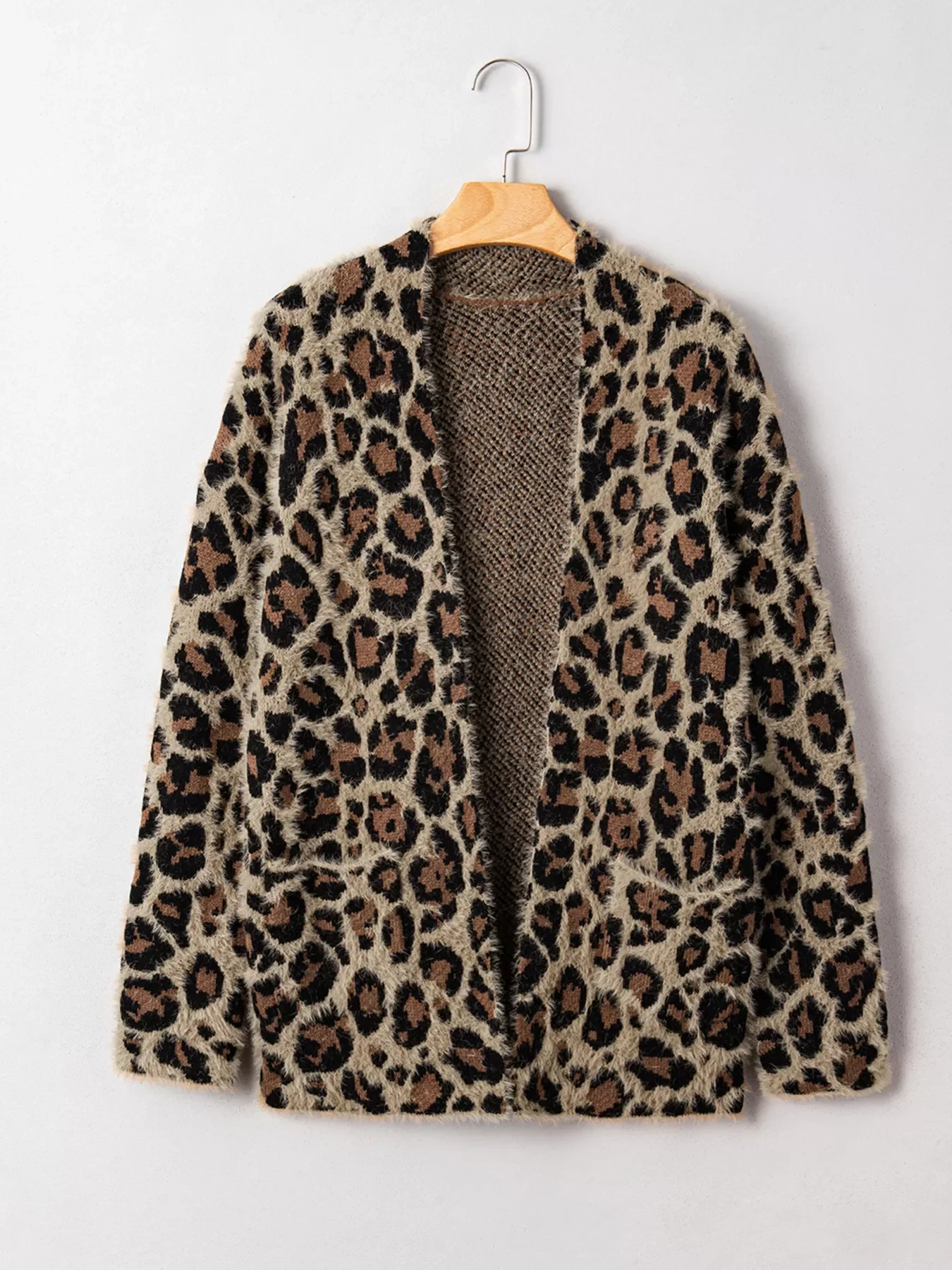 Leopard Open Casual Cardigan - Image 6