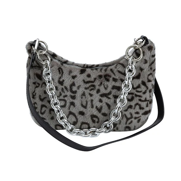 LEOPARD PRINT PLUSH BAG - Image 3