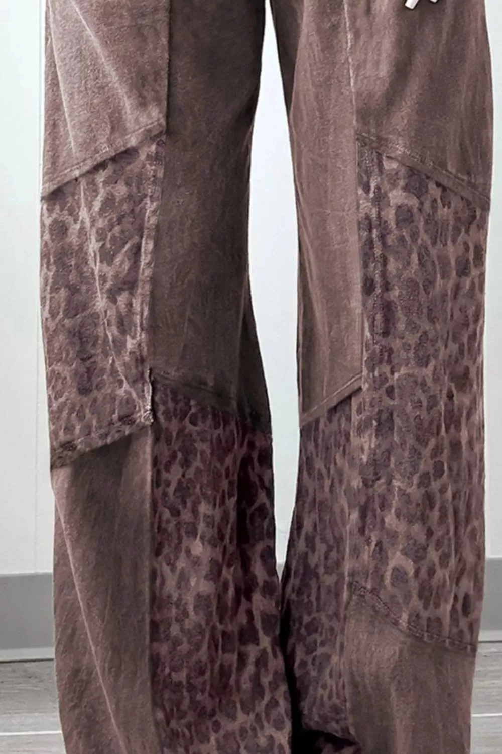Leopard Wide Leg Pants - Image 3