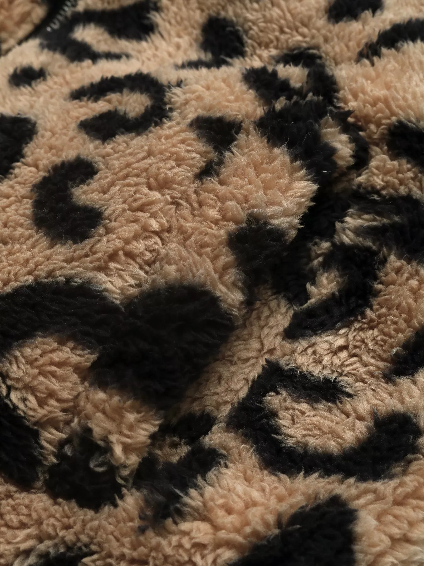 Leopard Zip Up Fleece Jacket - Image 8