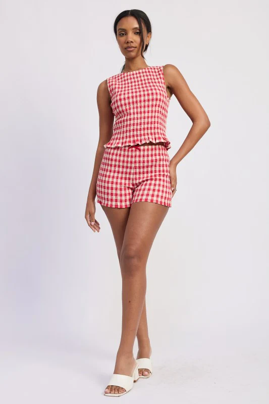 LETTUCE HEM SMOCKED TOP - Image 10
