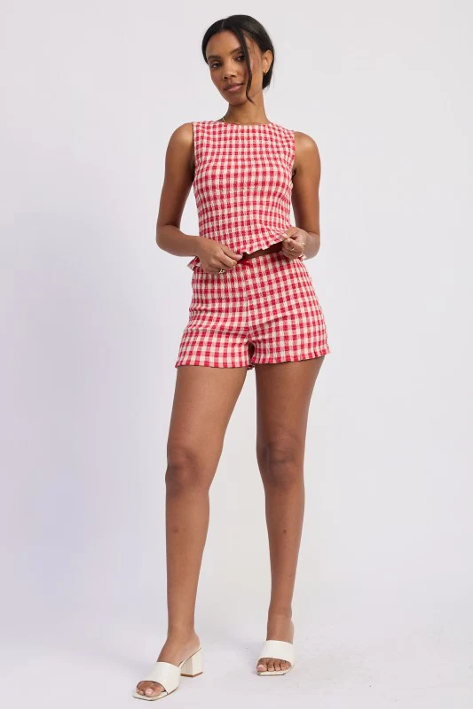 LETTUCE HEM SMOCKED TOP - Image 13