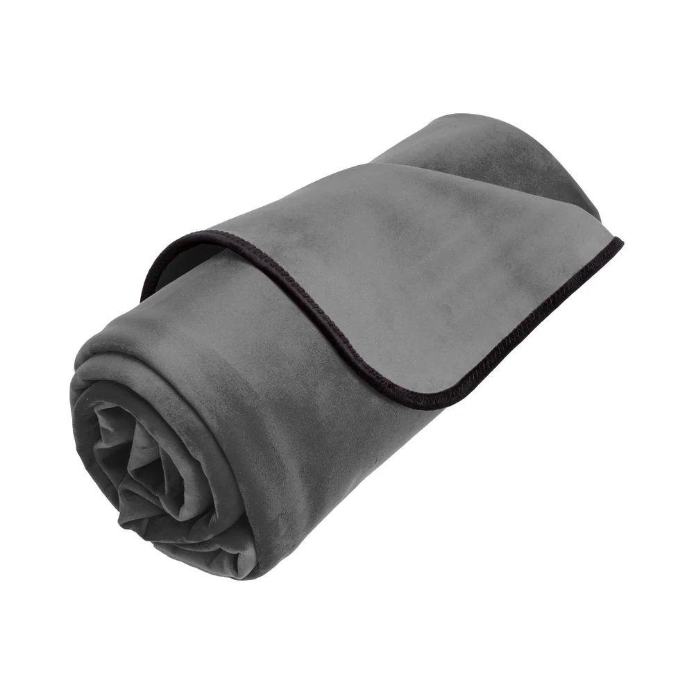 Liberator Fascinator Throw Travel Grey - Image 2