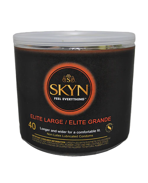 Lifestyles Skyn Elite Large Condom - Bowl Of 40 - Image 2