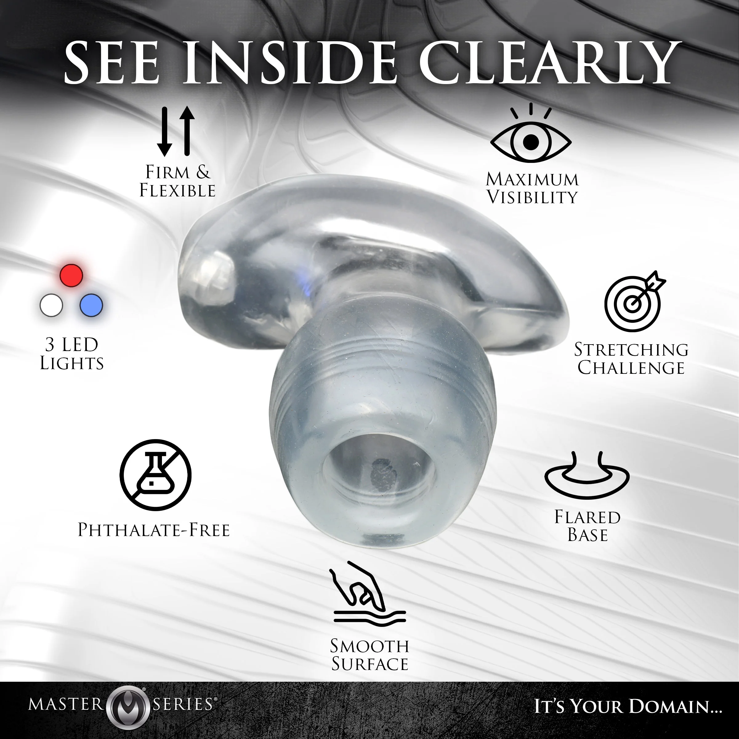 Light-tunnel Light-up Anal Dilator - Large - Image 5