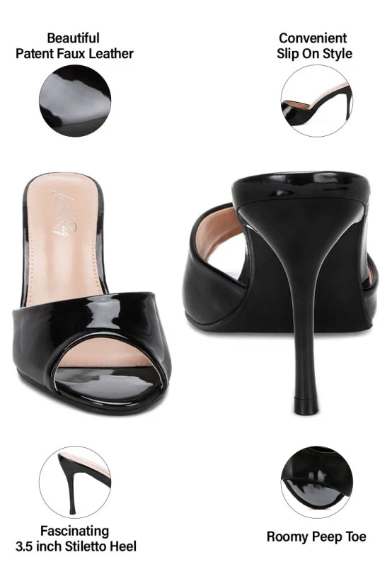 Lilith Peep Toe Stiletto Heel Sandals - Image 13