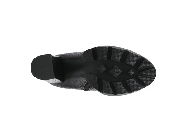 LONDON RAG BEATRIZ CROC PRINT BLOCK HEEL BOOTS - Image 7