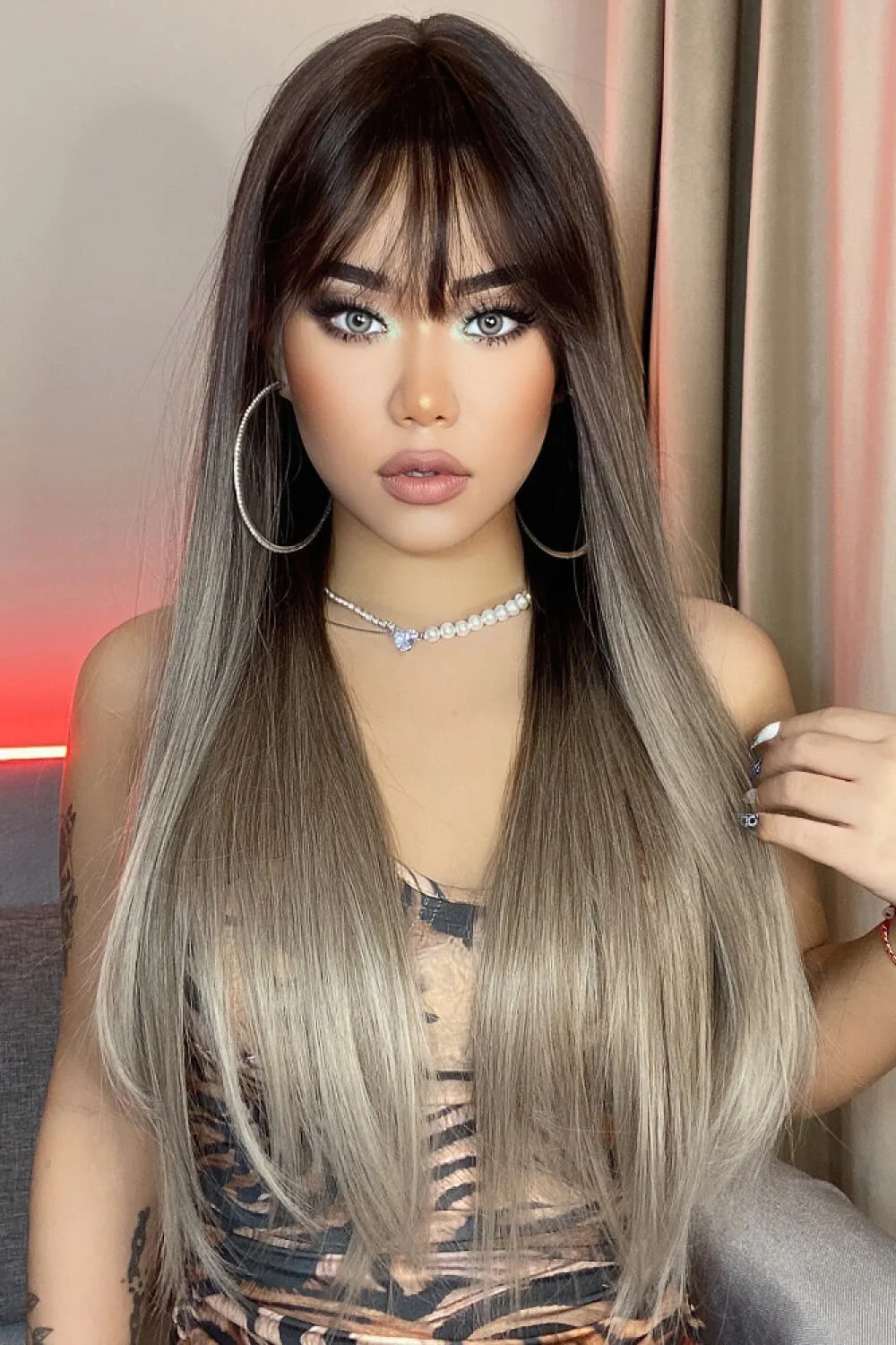 Long Straight Synthetic Wigs 26'' - Image 5