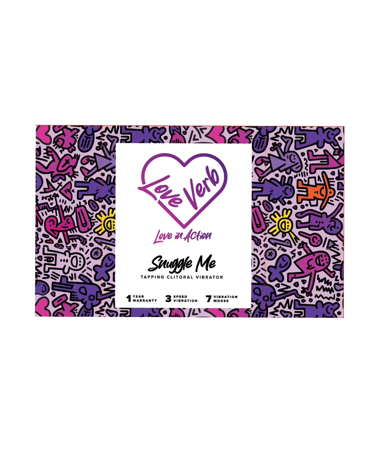 Love Verb Snuggle Me Copper-Infused Clitoral Vibrator - Lilac - Image 2