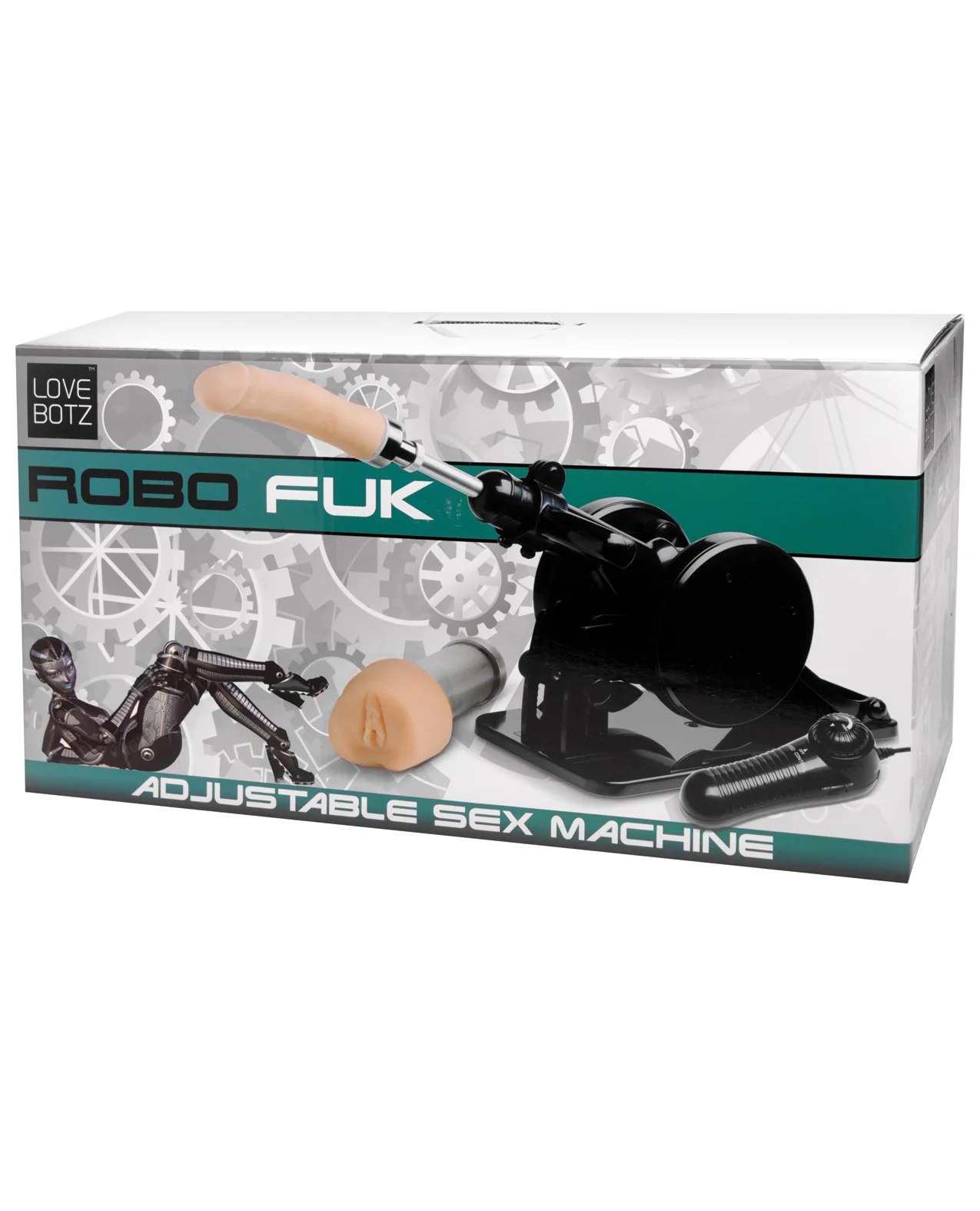 LoveBotz Rob FUK Adjustable Position Portable Sex Machine - Black - High Freight Costs