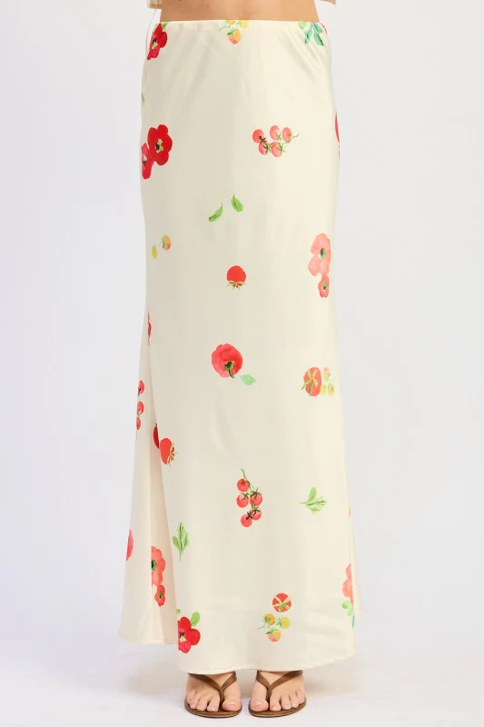 LOW RISE MID SATIN BIAS SKIRT - Image 3
