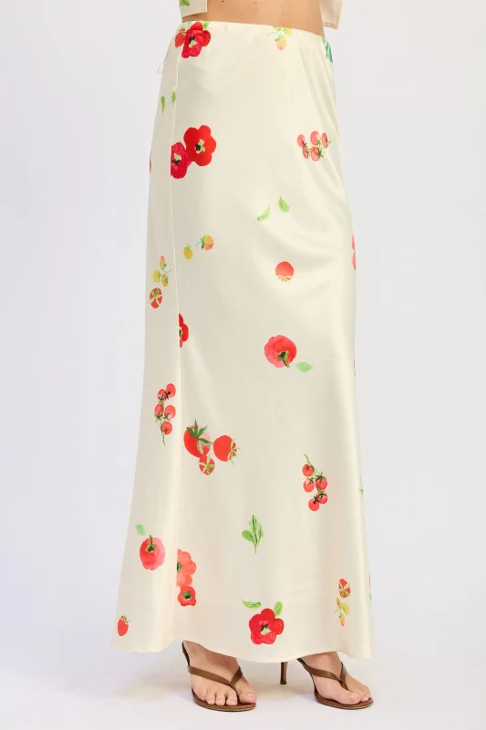LOW RISE MID SATIN BIAS SKIRT - Image 6
