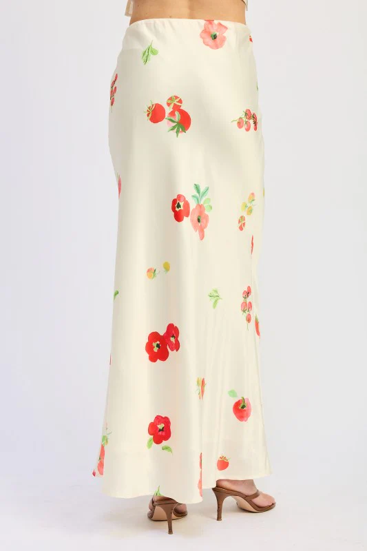 LOW RISE MID SATIN BIAS SKIRT - Image 7