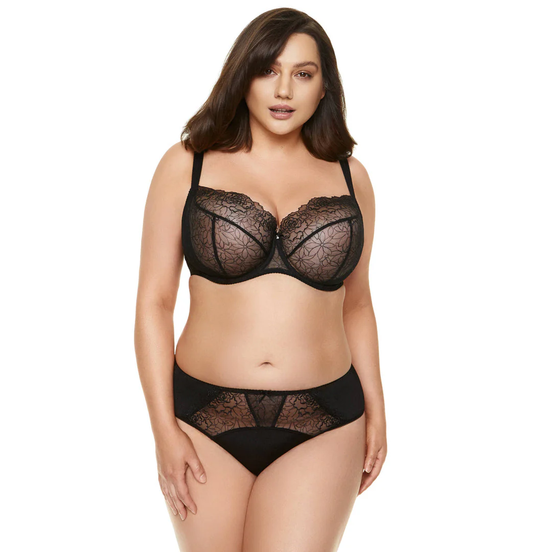 Semi Sheer Bikini Panty Gorteks Pamela Black - Image 5