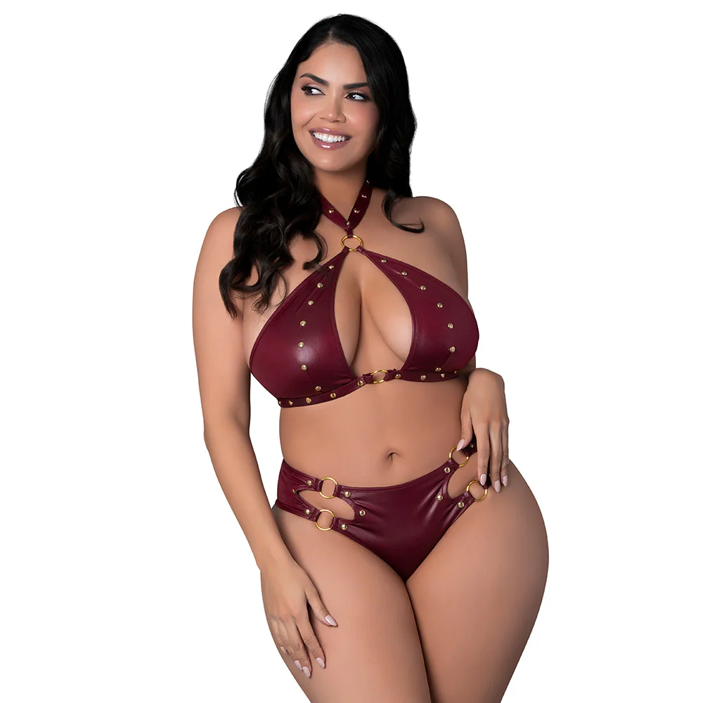 Lust Fetish Juno Burgundy Queen Size - Image 2