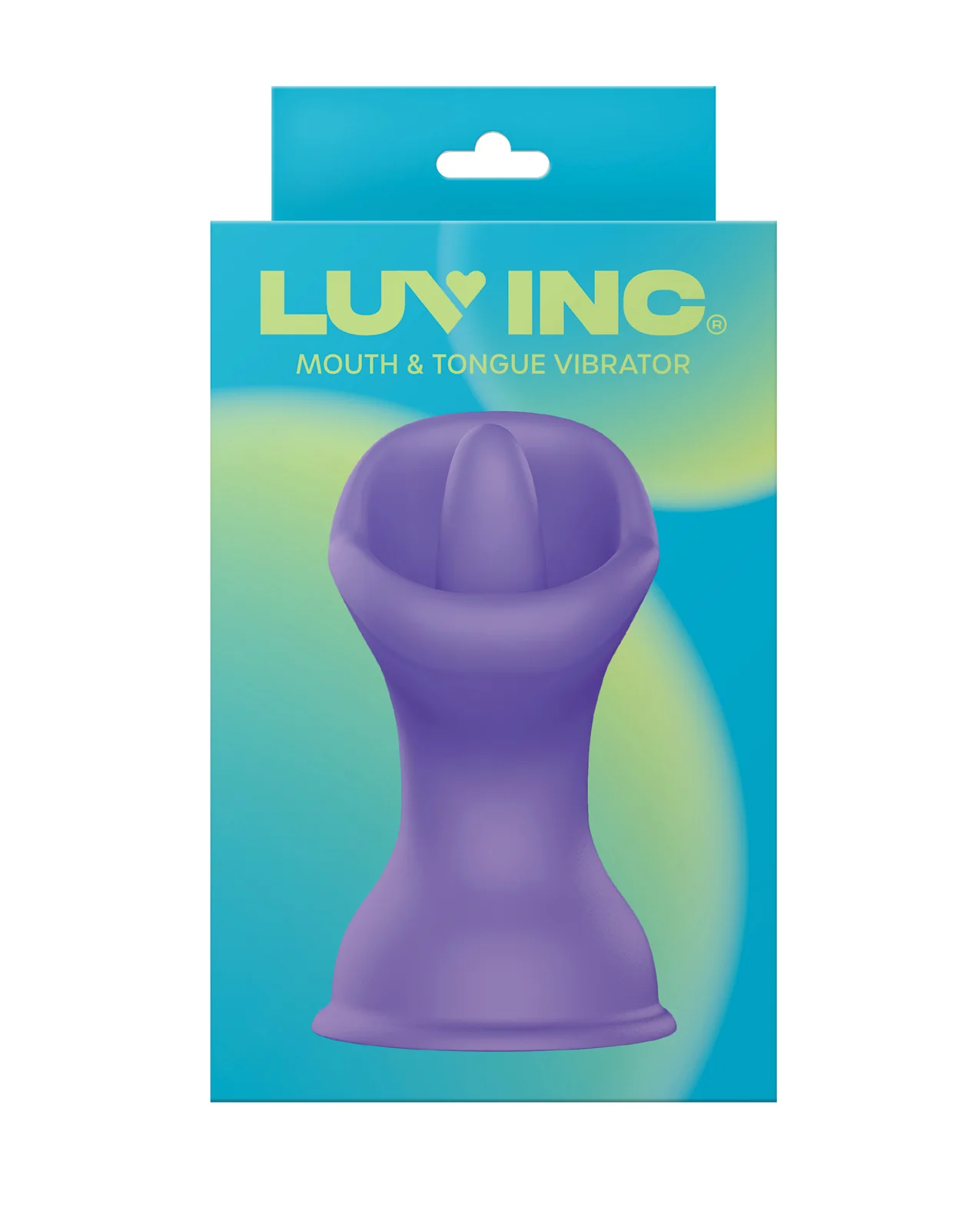 Luv Inc. Mouth & Tongue Suction Cup Vibrator - Purple - Image 4