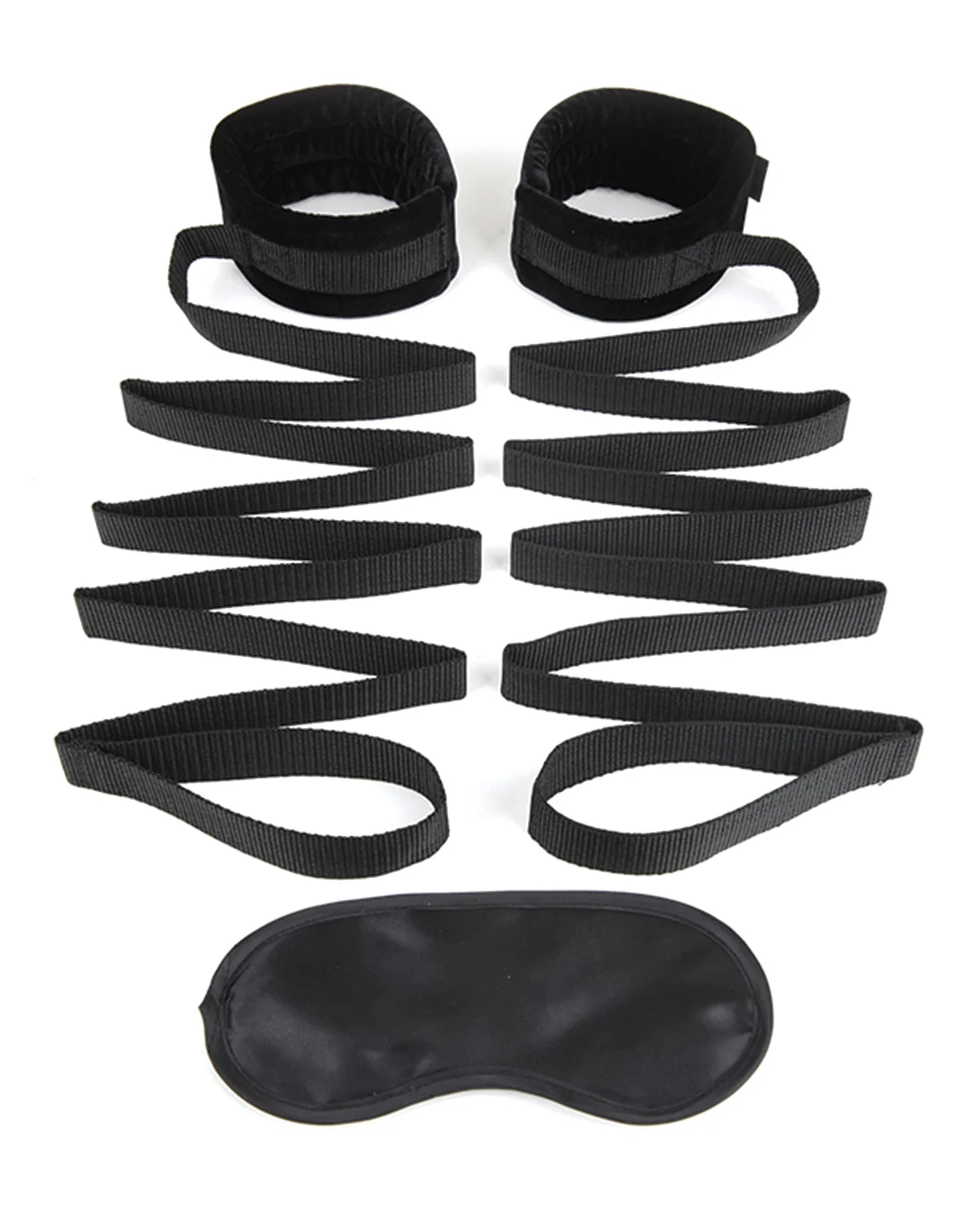 Lux Fetish Bondage Bed Strap Restraint System - 2 pc Set - Image 2