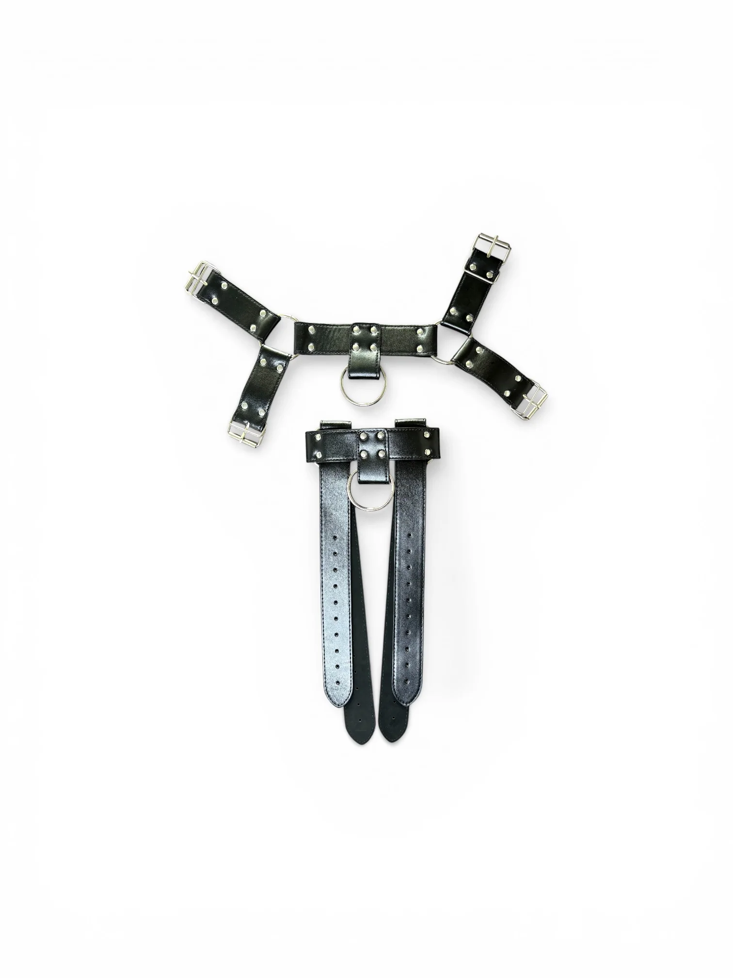 Luxury Bondage Chest Harness – Black Adjustable Strap Harness