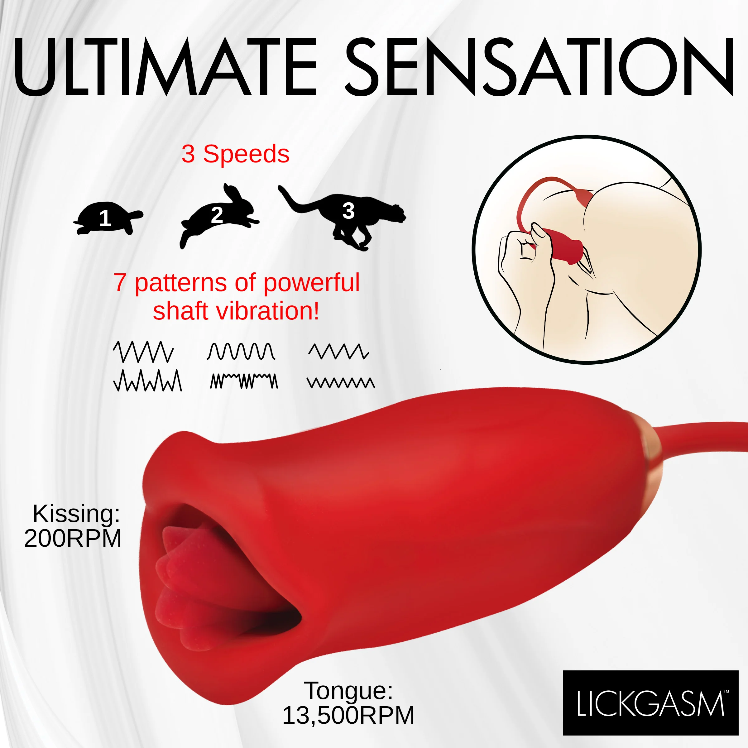 Magic Kiss Clitoral Stimulator With Thrusting Vibrator - Image 7