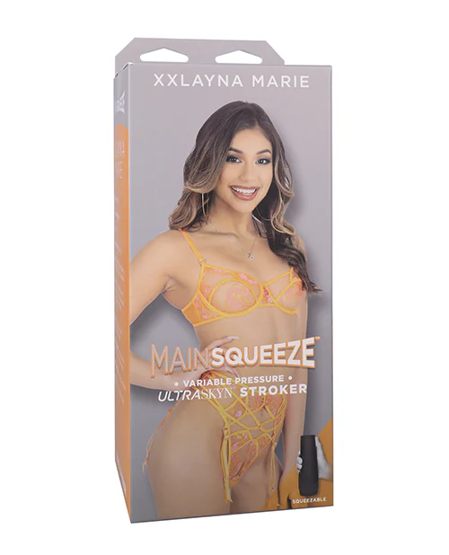 Main Squeeze ULTRASKYN Pussy Stroker - Xxlayna Marie, Caramel - Image 3