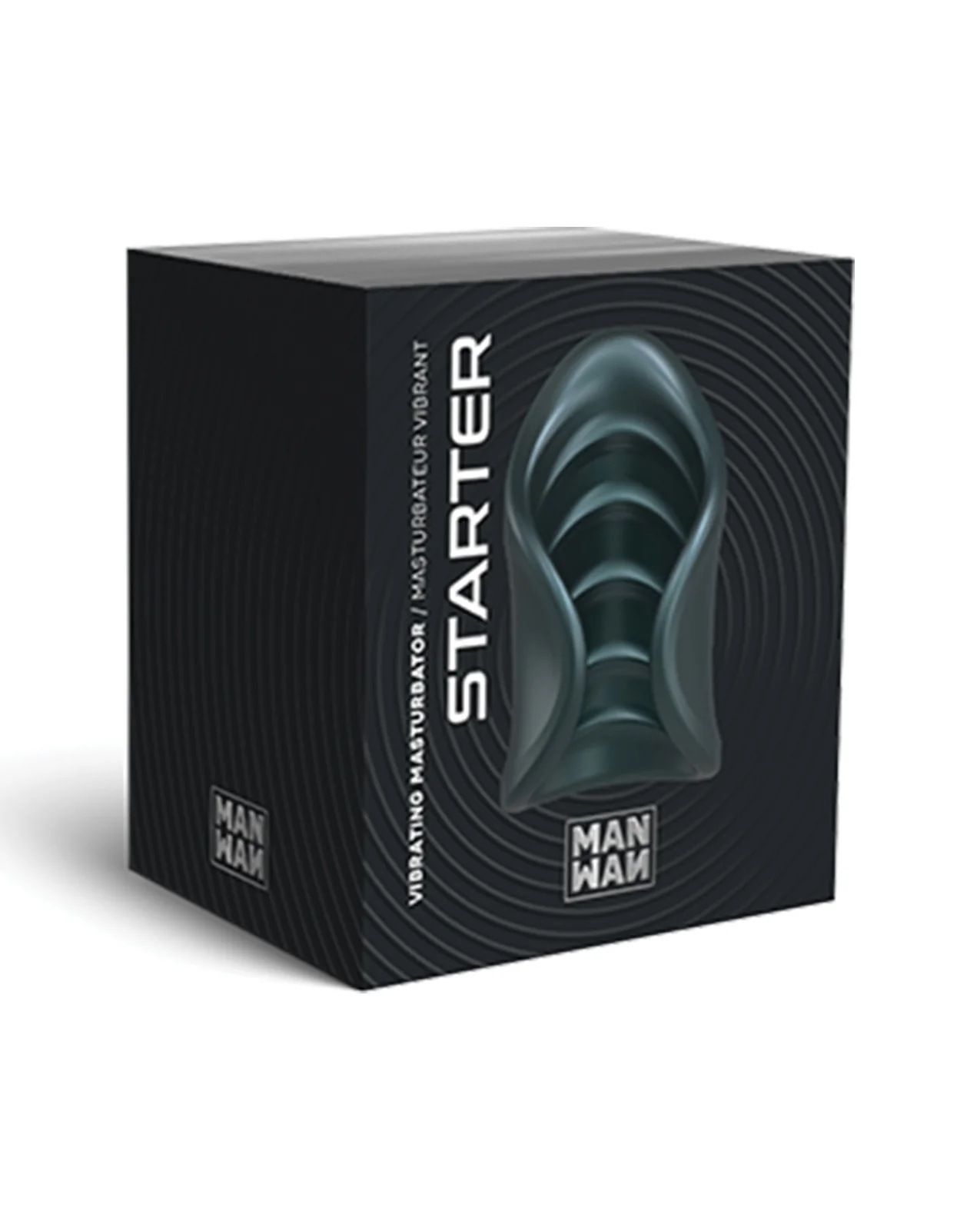 Manwan Starter Travel Vibrating Masturbator - Pine Grey - Image 5