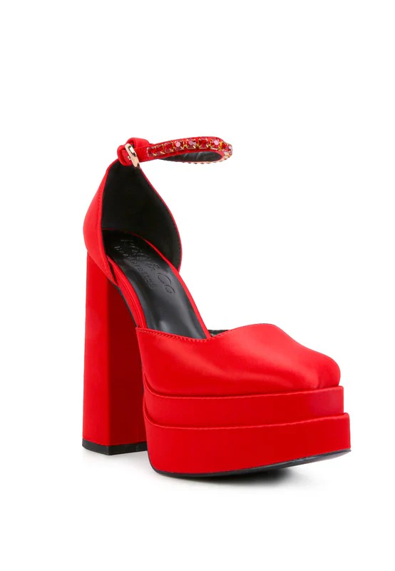 Martini Sky High Platform Sandals - Image 15