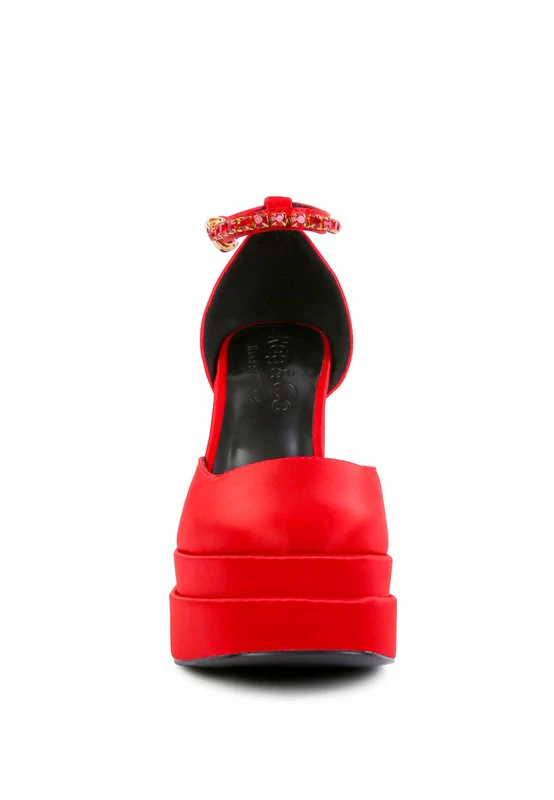 Martini Sky High Platform Sandals - Image 17
