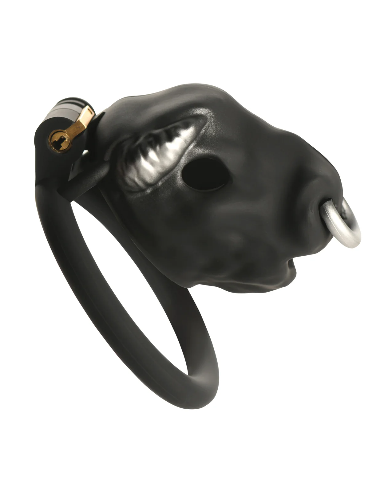 Master Series Bull Chastity Cage - Black - Image 3