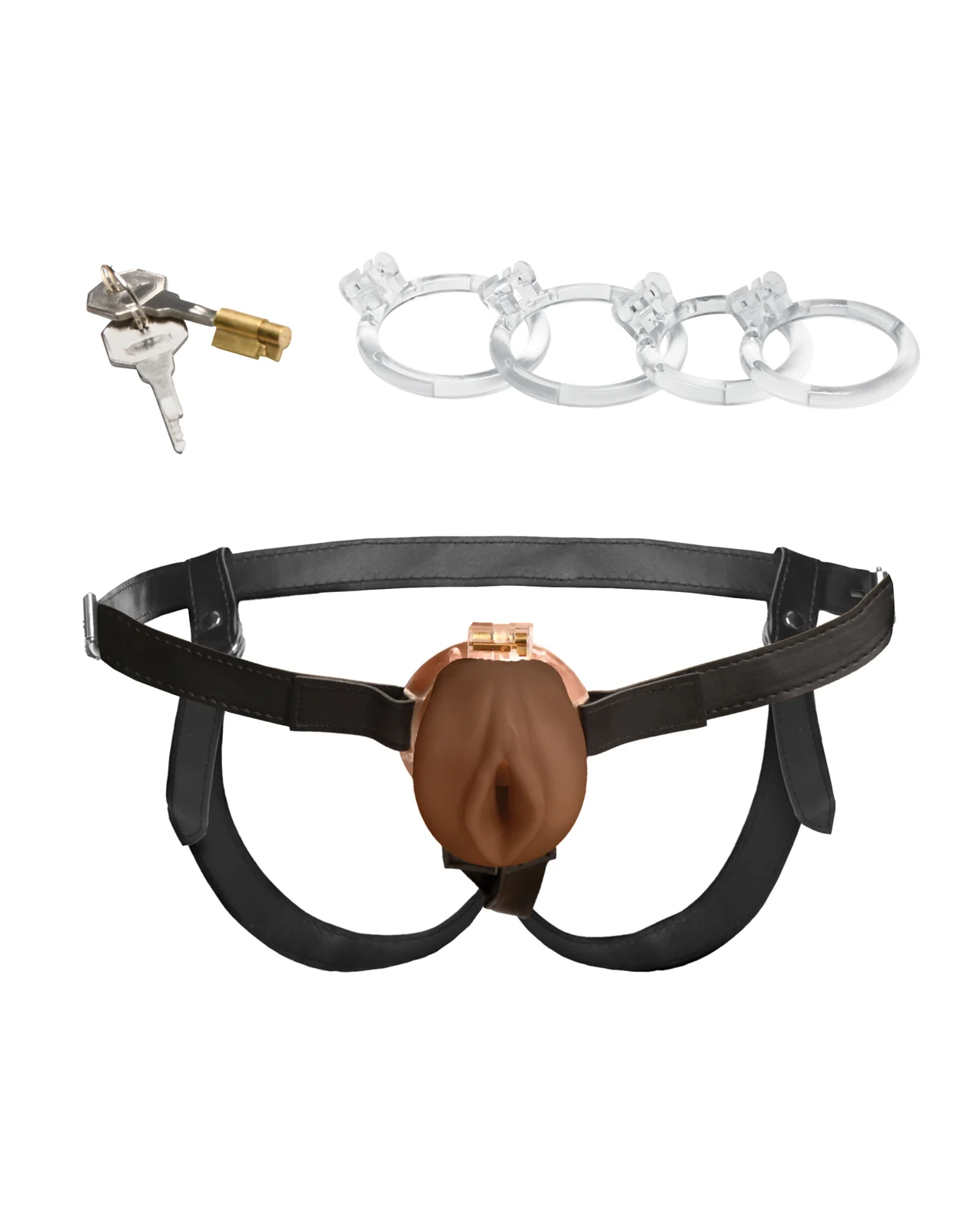 Master Series Pussy Chastity Cage - Medium - Image 2