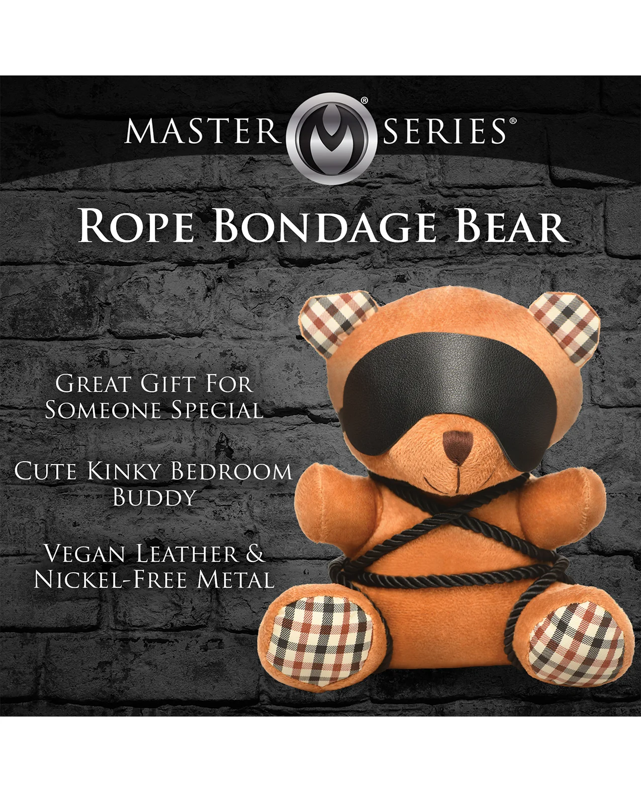 Master Series Rope Teddy Bear Plush - Image 4