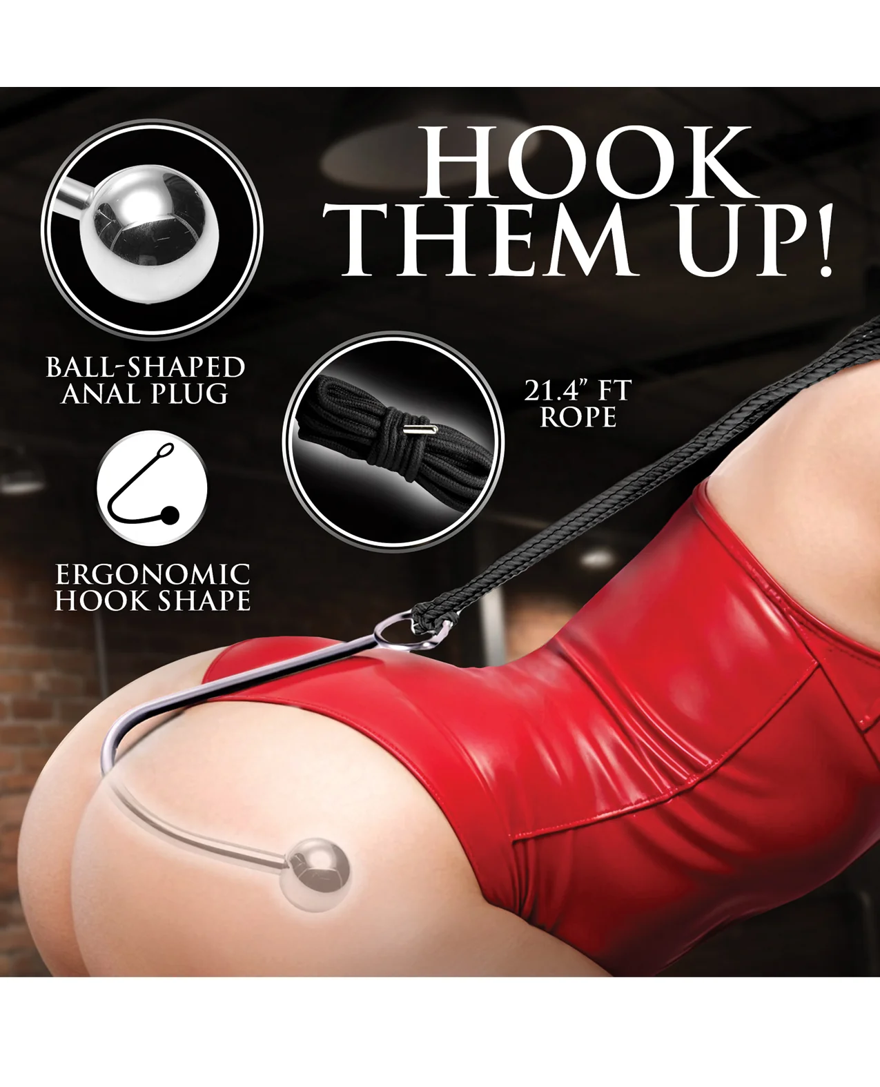 Master Series Roped Anal Hook w/Rope - Image 4