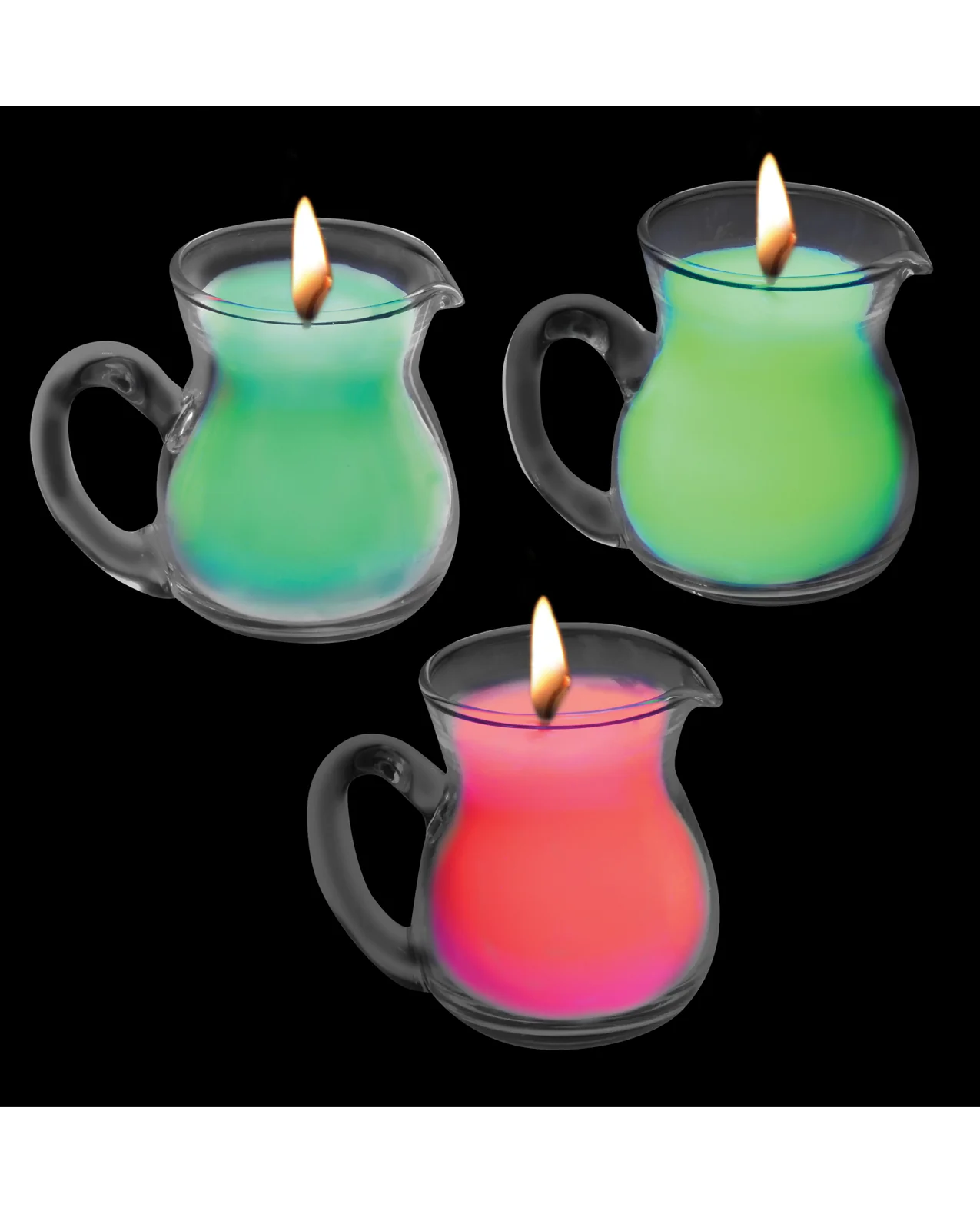 Master Series UV Blacklight Reactive Drip Candle - Set of 3 - Image 2