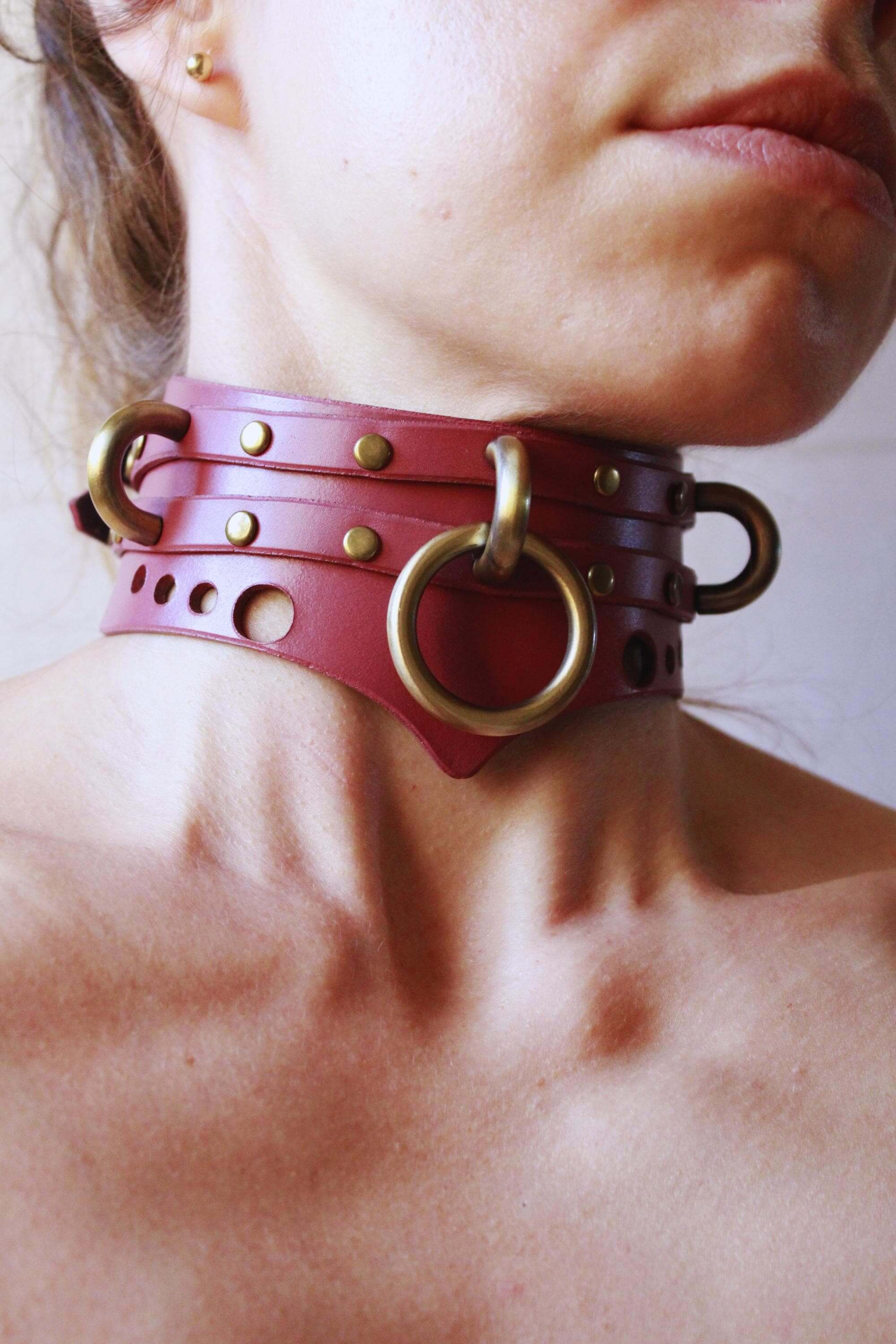 Posture Collar - Elegant Day Collar for Submissive Jewelry
