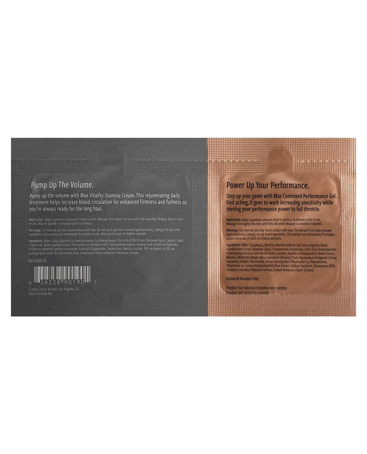 Max Command & Vitality Duo Foil - 1.5 ml Pack of 24 - Image 2