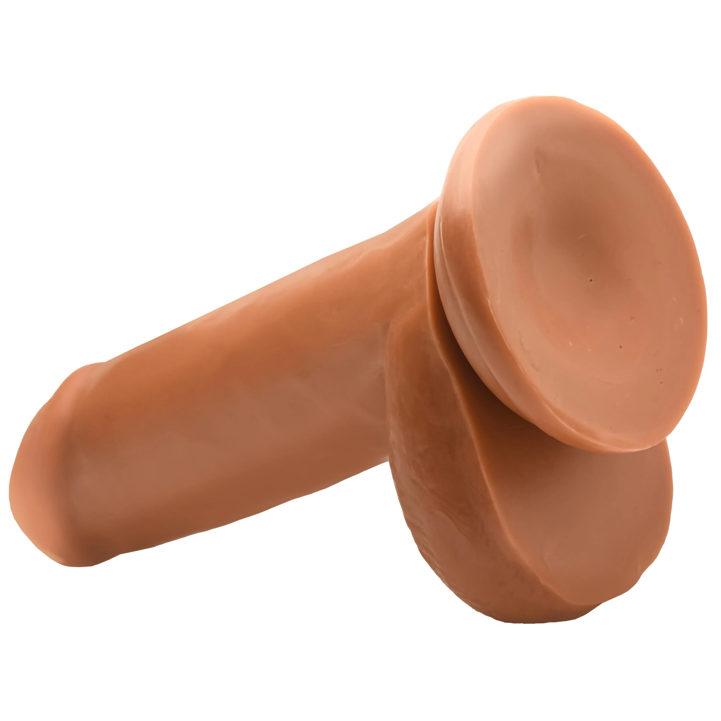 Medium Suction Cup Dildo With Balls - 6 Inch - Image 3