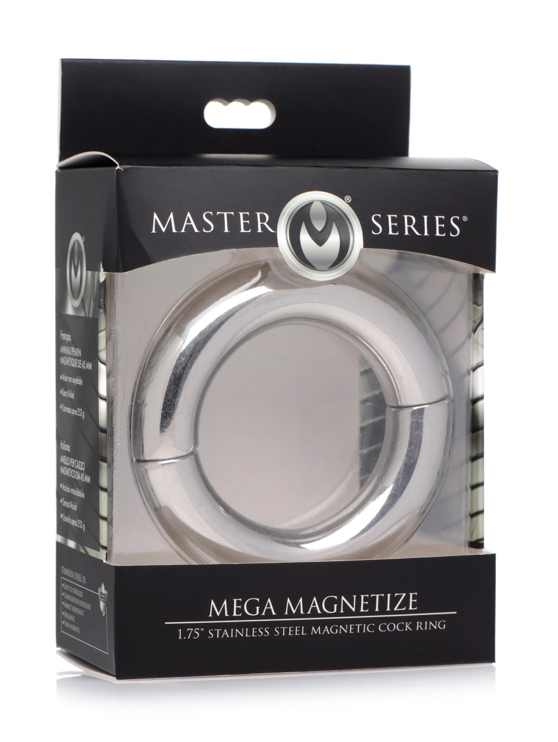 Mega Magnetize Stainless Steel Magnetic Cock Ring - Image 3