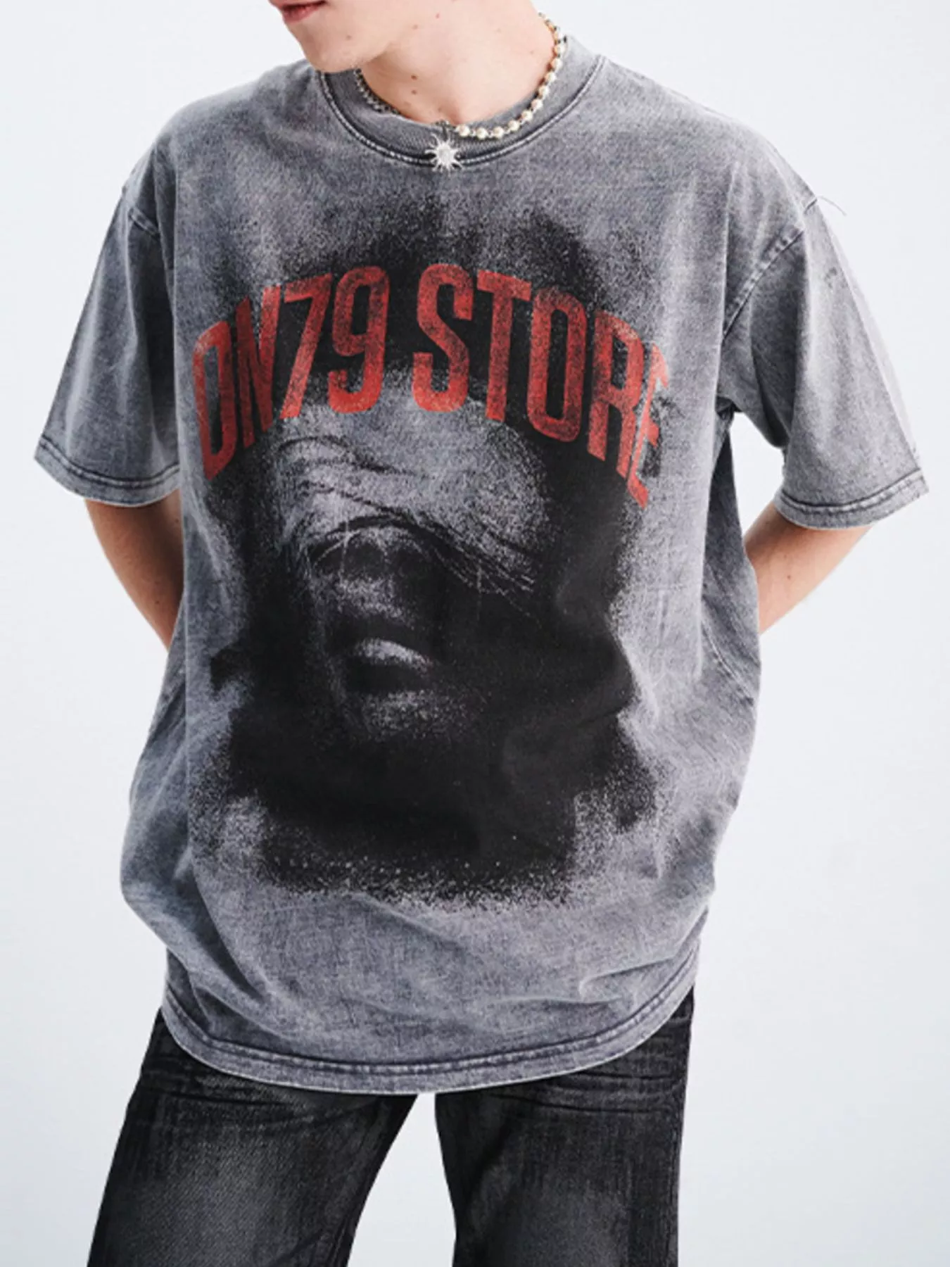 Men's Graphic Round Neck Short Sleeve T-Shirt - Image 5