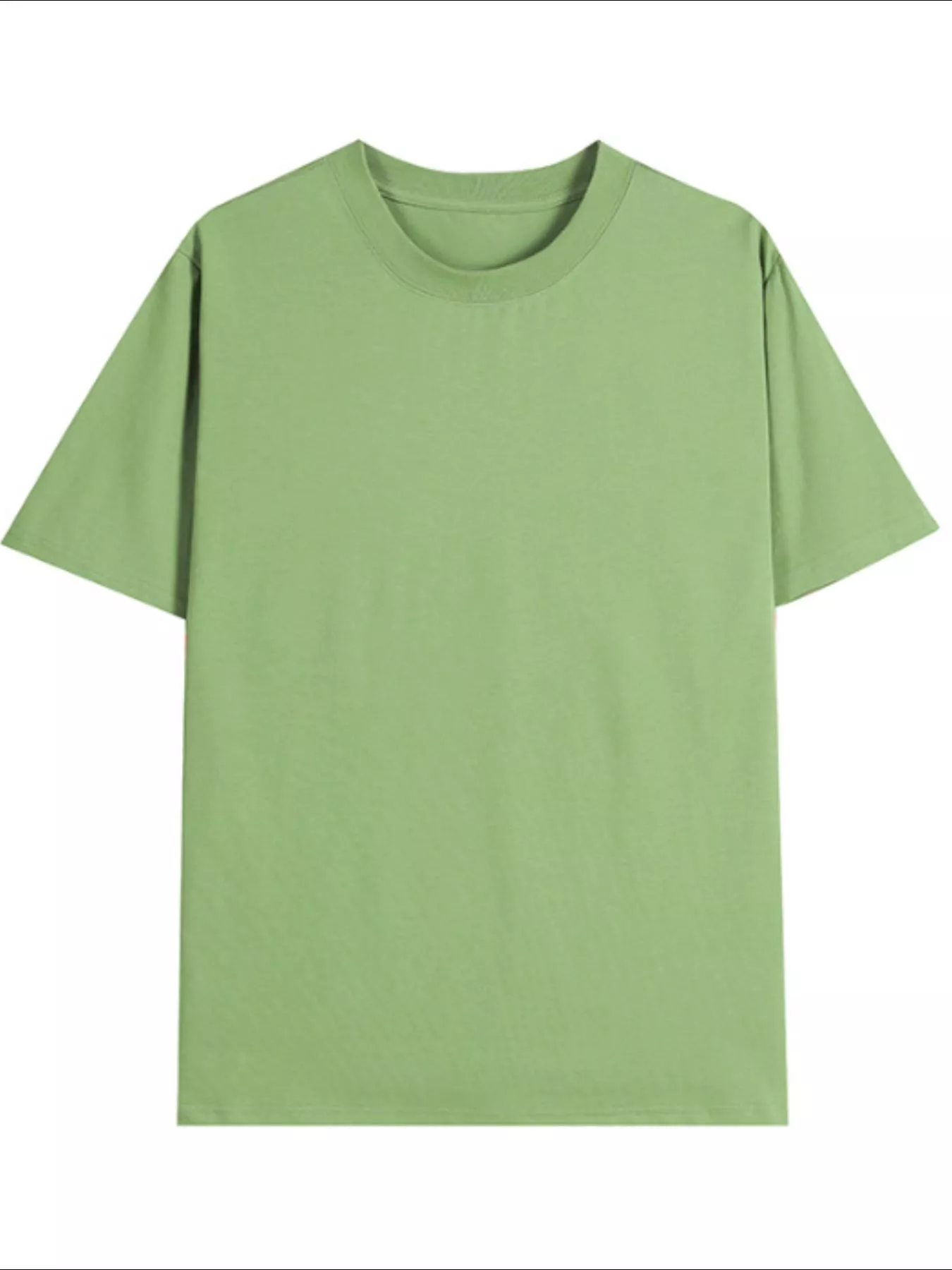 Men's Plus Size Round Neck Short Sleeve T-Shirt - Image 4