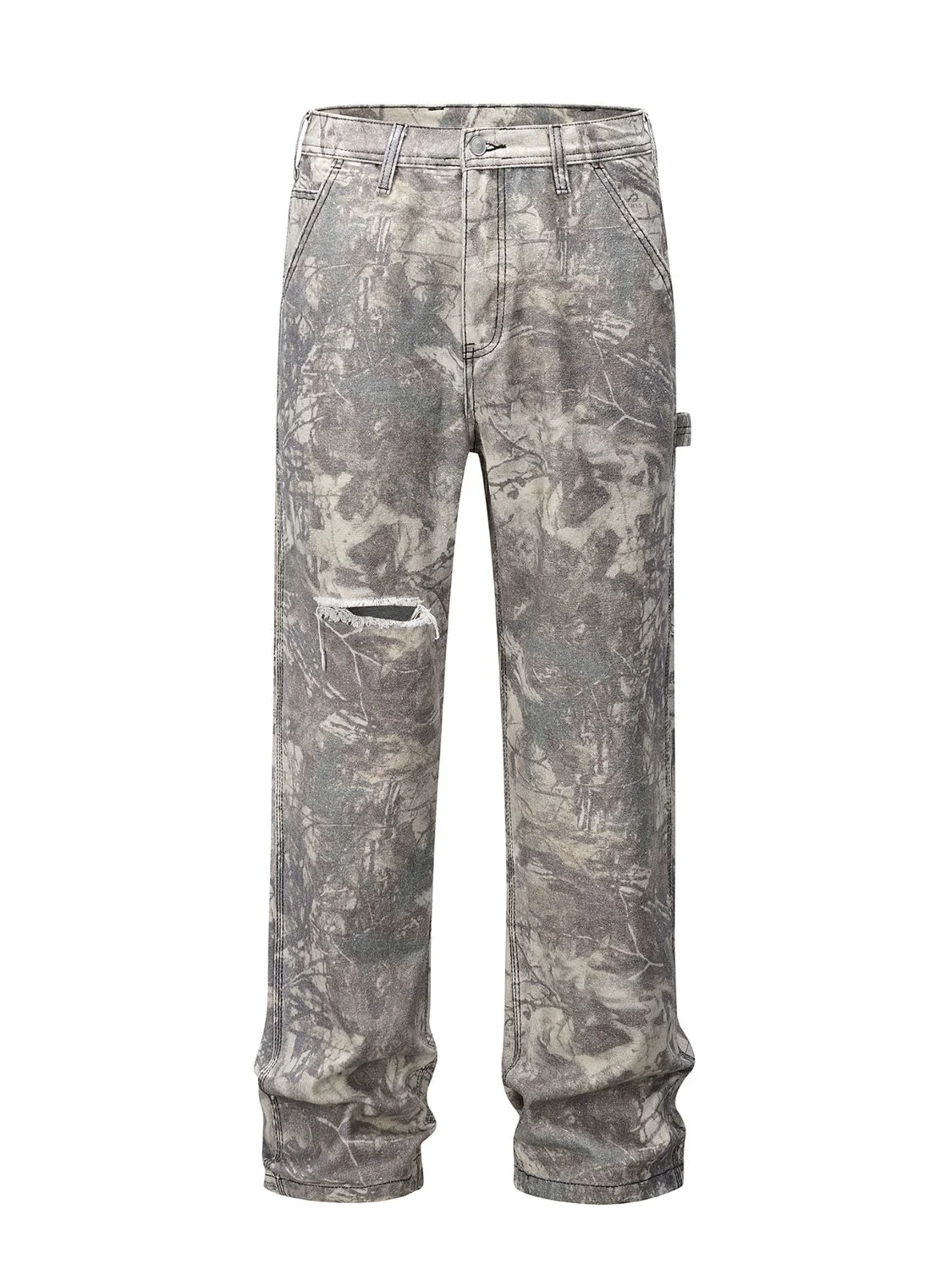 Men's Twig Camouflage Cargo Jeans - Image 4